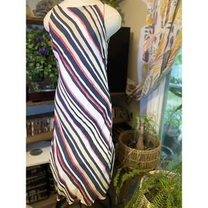 HIPPIE CASUAL CORNER 100% SILK LINING A LINE DRESS VINTAGE